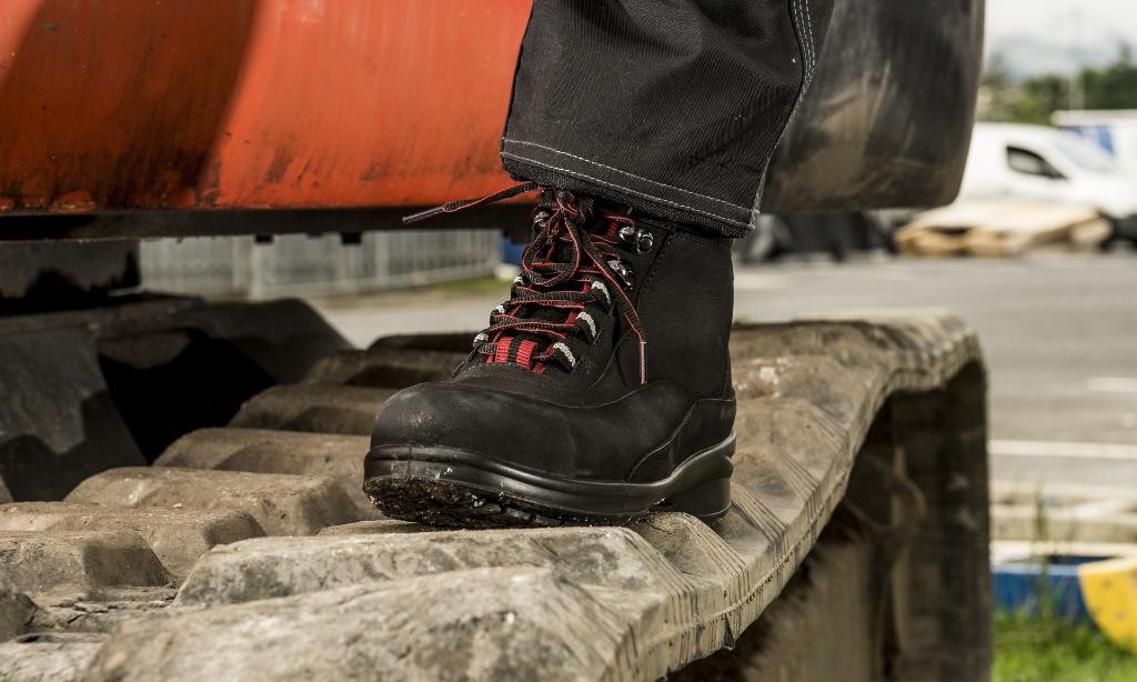 black boot